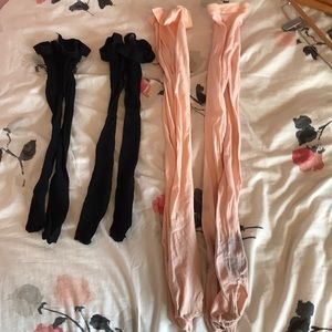 4 Pairs of Capezio Tights